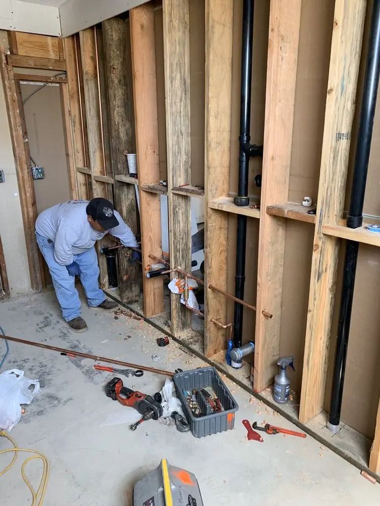 Commercial rough-in plumbing for Gas Line Repair in Farmers Mills
